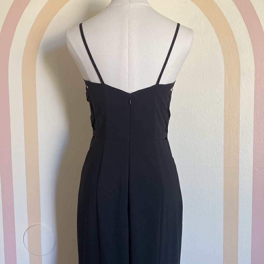 Theia Chiara Side Cutout Panel Column Gown Size 2 - Picture 9 of 16